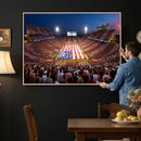 Oklahoma Memorial Stadium Wall Art Canvas Print – Oklahoma