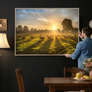 Sheep Wall Art Canvas Print – Rural Farm Animal Artwork by MyGreatCanvas | Canvas Wall Art Prints | Photo Prints & Wall Decor
