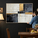Gold Abstract Wall Art Canvas Print, Modern Luxury Geometric by MyGreatCanvas | Canvas Wall Art Prints | Photo Prints & Wall Decor