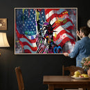 USA Statue of Liberty Graffiti Street Art Wall Art Canvas by MyGreatCanvas | Canvas Wall Art Prints | Photo Prints & Wall Decor