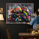 Graffiti American Football Helmet Street Art Wall Art Canvas by MyGreatCanvas | Canvas Wall Art Prints | Photo Prints & Wall Decor