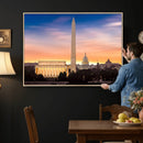 Washington DC Skyline Wall Art Canvas Print – Lincoln by MyGreatCanvas | Canvas Wall Art Prints | Photo Prints & Wall Decor