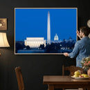 Washington DC Skyline Wall Art Canvas Print – Lincoln by MyGreatCanvas | Canvas Wall Art Prints | Photo Prints & Wall Decor