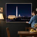 Washington White House Skyline Wall Art Canvas Print – by MyGreatCanvas | Canvas Wall Art Prints | Photo Prints & Wall Decor