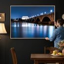 Washington DC Wall Art Canvas Print – Lincoln Memorial Night by MyGreatCanvas | Canvas Wall Art Prints | Photo Prints & Wall Decor