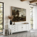 Adolf Dressler Landscape of the Oder River Wall Art Canvas