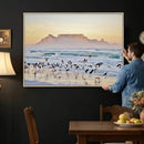 Seagulls Over Ocean Wall Art Canvas Print – Coastal Beach by MyGreatCanvas | Canvas Wall Art Prints | Photo Prints & Wall Decor