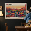 Yayoi Kusama Colorful Landscape Wall Art Canvas Print – by MyGreatCanvas | Canvas Wall Art Prints | Photo Prints & Wall Decor