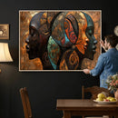 Abstract Afro American Women Wall Art Canvas Print by MyGreatCanvas | Canvas Wall Art Prints | Photo Prints & Wall Decor