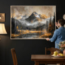 Mountain Lake Canvas Wall Art — Rustic Forest Landscape by MyGreatCanvas | Canvas Wall Art Prints | Photo Prints & Wall Decor