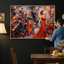 Jazz Band Canvas Wall Art — Jazz Club Singer Saxophone Print by MyGreatCanvas | Canvas Wall Art Prints | Photo Prints & Wall Decor