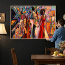African American Jazz Singer Canvas Art — Red Dress Black by MyGreatCanvas | Canvas Wall Art Prints | Photo Prints & Wall Decor