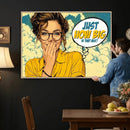 Pop Art Print Bathroom Sign Wall Art Canvas Print — Funny by MyGreatCanvas | Canvas Wall Art Prints | Photo Prints & Wall Decor