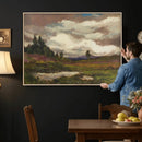 Gustav Macoun Heathland Canvas Print, Czech Landscape Oil by MyGreatCanvas | Canvas Wall Art Prints | Photo Prints & Wall Decor