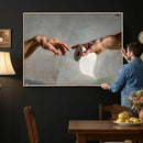 Funny Bathroom Wall Art Canvas, Creation of Toilet Paper by MyGreatCanvas | Canvas Wall Art Prints | Photo Prints & Wall Decor