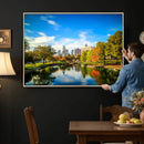 Charlotte Skyline Canvas Wall Art Print – North Carolina Cityscape Photography Print by MyGreatCanvas | Canvas Wall Art Prints | Photo Prints & Wall Decor