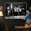 Led Zeppelin Live Concert Canvas Wall Art, Classic Rock Band Photography Print, Vintage Music Stage Performance Artwork by MyGreatCanvas | Canvas Wall Art Prints | Photo Prints & Wall Decor