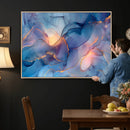 Colorful Abstract Canvas Wall Art Print, Vibrant Popup Color Art Print
