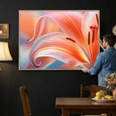 Peach Lily Canvas Wall Art, Coral Pink Flower Macro Photo Print, Botanical Bedroom Decor, Soft Floral Photography, Living Room Wall Art by MyGreatCanvas | Canvas Wall Art Prints | Photo Prints & Wall Decor