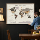 World Map Wall Art Print