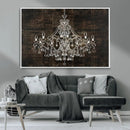 Rustic Chandelier Canvas Print by MyGreatCanvas | Canvas Wall Art Prints | Photo Prints & Wall Decor
