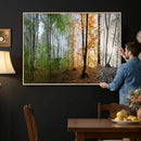 Four Seasons Wall Art Forest Canvas Print – Triptych