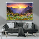 Mountain and Spring Wall Art Canvas Print by MyGreatCanvas | Canvas Wall Art Prints | Photo Prints & Wall Decor