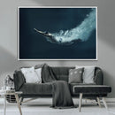 Swimmer Wall Art Canvas Print