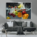 Kithen Vegetables World Wall Art Canvas Print