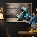 Dambell and Sport Wall Art Canvas Print