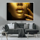 Gold and Women Wall Art Canvas Print by MyGreatCanvas | Canvas Wall Art Prints | Photo Prints & Wall Decor