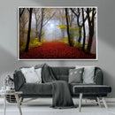 Foggy Forest Wall Art Landscape Canvas Print