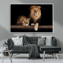 Lion Canvas Wall Art – Majestic Animal Print Artwork for by MyGreatCanvas | Canvas Wall Art Prints | Photo Prints & Wall Decor