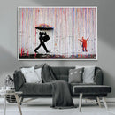 Banksy Wall Art Canvas Print, Framed Graffiti Art Picture by MyGreatCanvas | Canvas Wall Art Prints | Photo Prints & Wall Decor