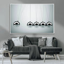 Newton's Cradle Wall Art Canvas Print, Framed Newton Cradle