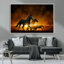Horse Wall Art Canvas Print, Multi Panel Animal Canvas Print