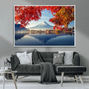 Mount Fuji Canvas Wall Art Japan Autumn Mountain Canvas