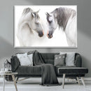 White Horse Wall Art Animal Canvas Print by MyGreatCanvas | Canvas Wall Art Prints | Photo Prints & Wall Decor