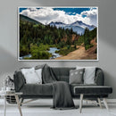 San Juan Nal Forest Wall Art Landscape Canvas Print
