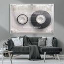 Vintage Cassette Tape Canvas Wall Art - Inspirational 'Life by MyGreatCanvas | Canvas Wall Art Prints | Photo Prints & Wall Decor