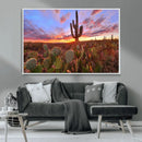 Arizona Desert Sunset Wall Art Canvas Print by MyGreatCanvas | Canvas Wall Art Prints | Photo Prints & Wall Decor