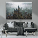 Disney Castle Wall Art Canvas Print, Living Kids Home Room