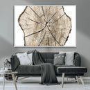 Abstract Wood Tree Ring Wall Art - Ready to Hang Minimalist
