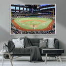 Texas Rangers Baseball Team Print - Arlington Globe Life