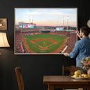 Cincinnati Reds Baseball Print Canvas- Cincinnati