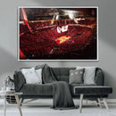 Houston Rockets Basketball Team Print Canvas- Houston Toyota