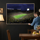 Michigan Wolverines Football Canvas Wall Decor, Football