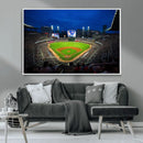 Truist Park Night Game Canvas Art - Atlanta Braves Stadium