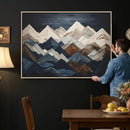 Mountain Wall Art – Modern Abstract Landscape Canvas Print