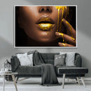 African American Art Black Woman Canvas Print, African Wall